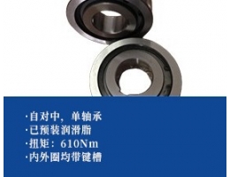 单轴承单向离合器 -内外侧带键槽