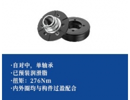 单轴承超越离合器-内外侧过盈联接