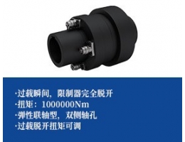大扭矩钢球式扭矩限制器 -弹性联轴型