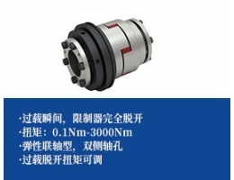 精密型钢球式扭矩限制器 -弹性联轴型