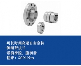钢球式超越离合器-法兰安装2