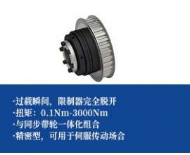 高精密钢球式扭矩限制器 +同步带轮组合