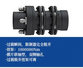 钢球式扭矩限制器 -膜片联轴型